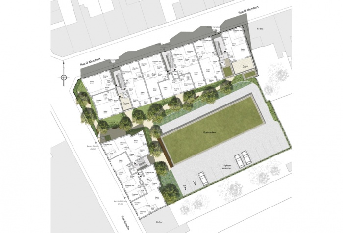 CREATION 37 logements : PLAn 2eme